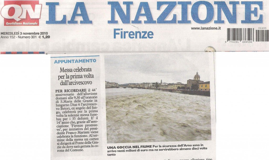 44 alluvione 2010- La Nazione Firenze