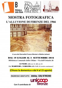 Locandina Mostra alluvione 66 OBLATE